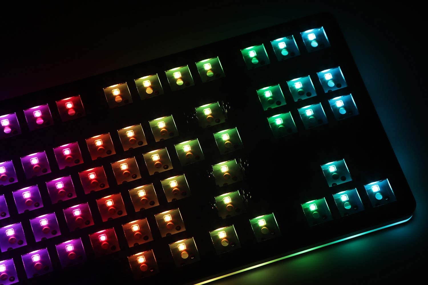 Drop CTRL Mechanical Keyboard &mdash; Tenkeyless TKL (87 Key) Gaming Keyboard, Hot-Swap Switches, Programmable Macros, RGB LED Backlighting, USB-C, Doubleshot PBT, Aluminum Frame (Barebones, Black)