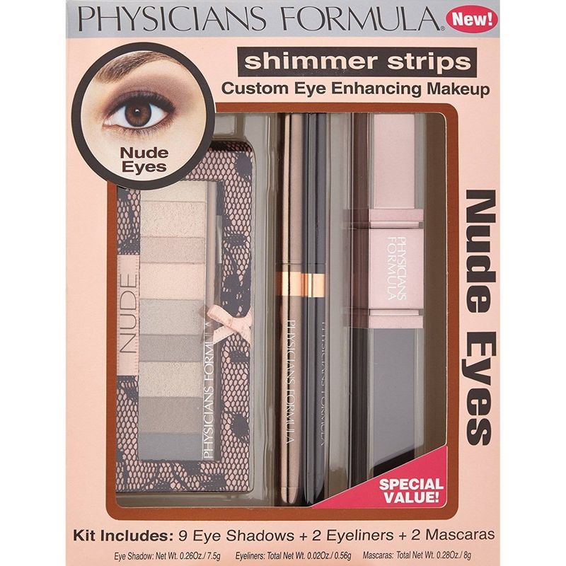 Physicians Formula Shimmer Strips Custom Eye Enhancing Kit - 4ct/0.26oz