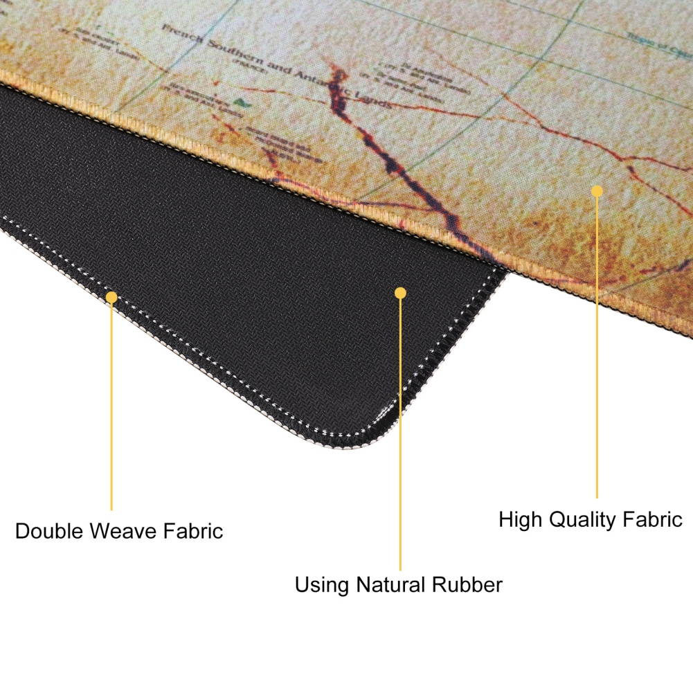 Gaming Mouse Pad Large Size 300*700MM Water-Resistant Extended Mouse Mat World Desk Mat Gaming Support for Computer, PC and Laptop