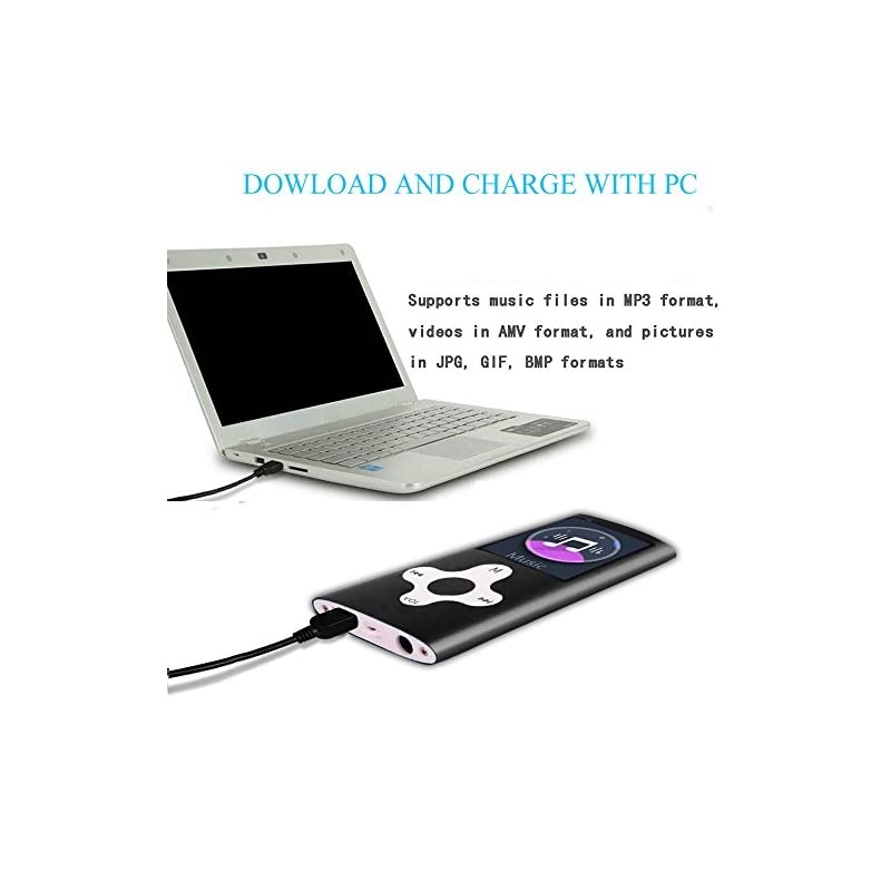 Player,Music Player with a 32 GB Memory Card Portable Digital Music Player/Video/Voice Record/FM Radio/E-Book Reader/Photo Viewer/1.8 LCD