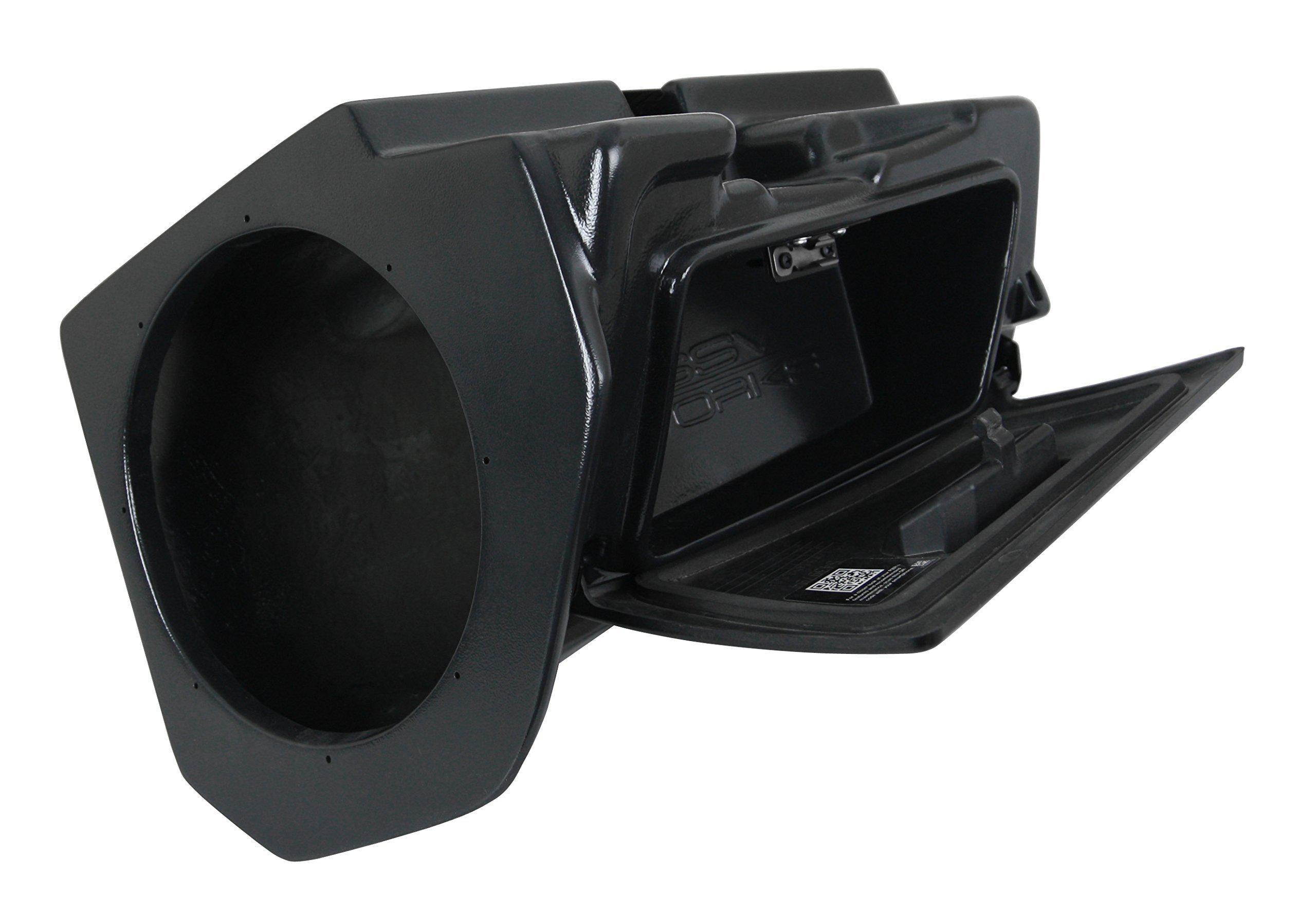 SSV Works Polaris RZR1K 2 and 4 seat and 2015 RZR900 2 and 4 seat Glove Box Replacement Subwoofer Enclosure designed for a 10" Speaker