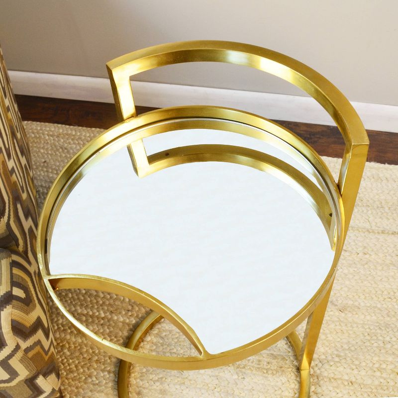 Watson Accent Table Antique Gold - Carolina Chair & Table