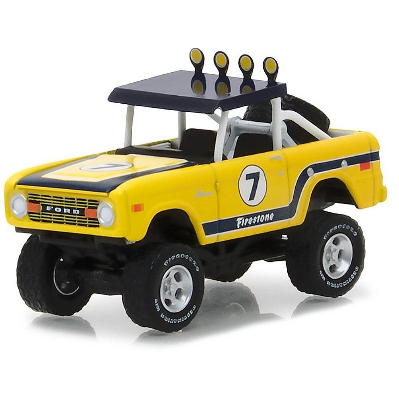1972 Ford Bronco Baja Yellow "All Terrain" Series 6 1/64 Diecast Model Car by Greenlight