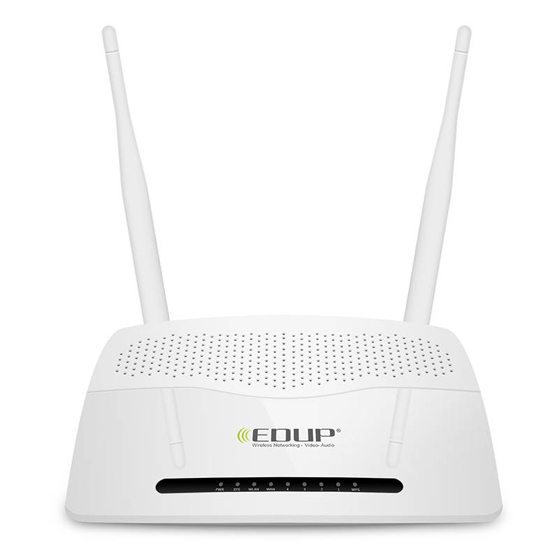 WiFi Router 2.4GHz 802.11n WAN WPS Wireless Broadband 300Mbps 4 LAN Ports EDUP RT2637