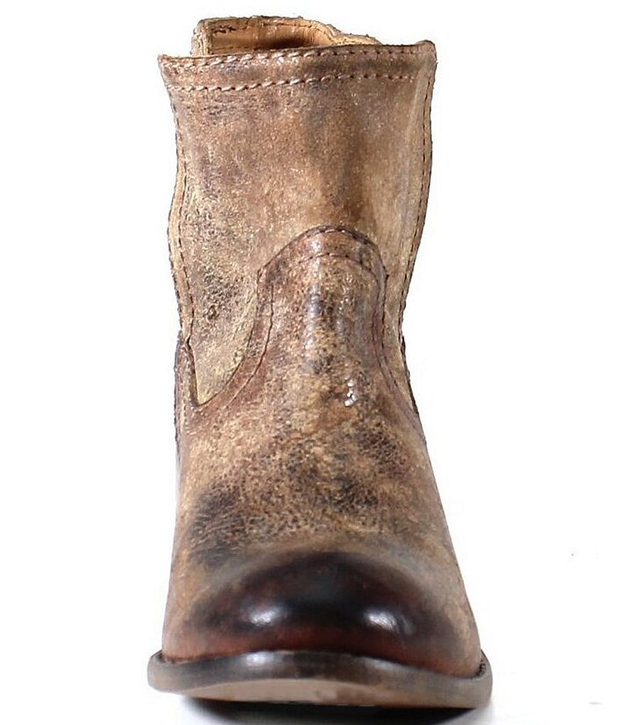 Diba True Walnut Grove Distressed Leather Western Booties