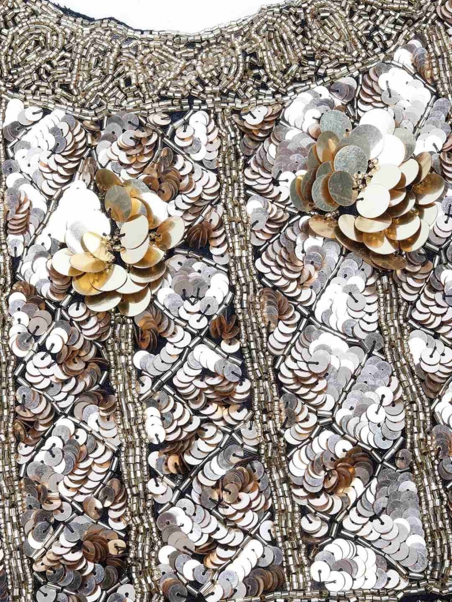 Odette Golden Embellished Fancy Cape