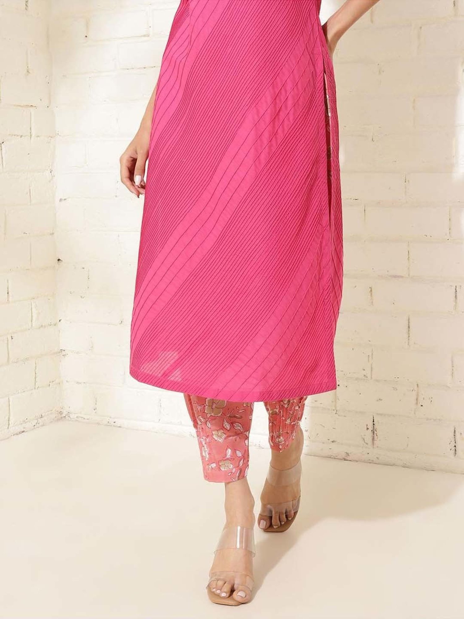 Castle Black Embroidered Palazzos