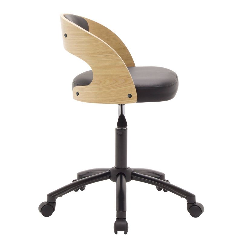 Ashwood Task Chair Black/Ashwood - Calico Designs