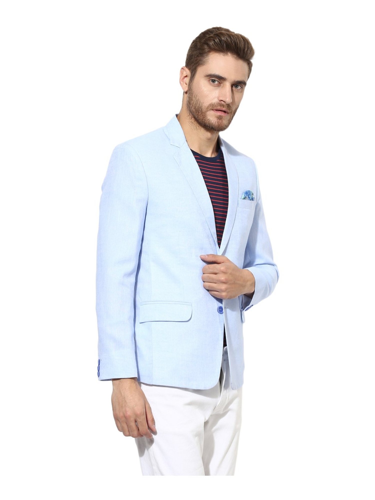 Arrow Sports Green Regular Fit Texture Waistcoat