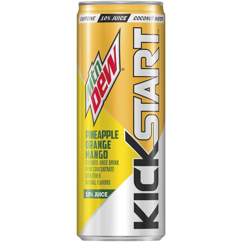 Mountain Dew Kickstart Pineapple Orange Mango - 12 fl oz Can