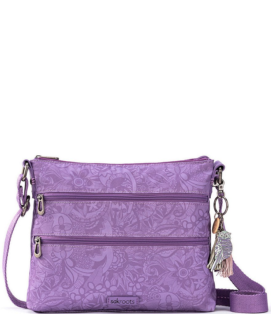 Sakroots Basic Zip Top Crossbody Bag