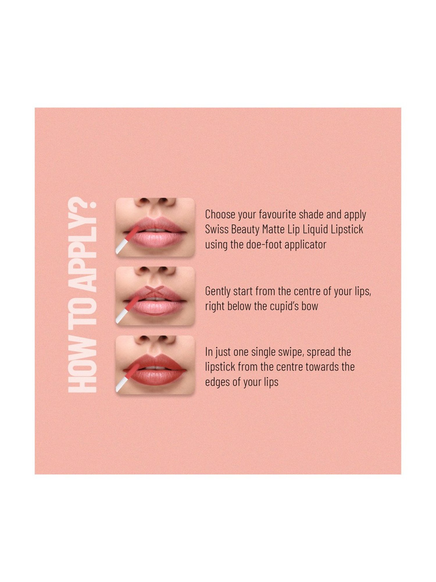 SWISS BEAUTY Ultra Smooth Matte Liquid Lipstick Passionate Red - 6 ml