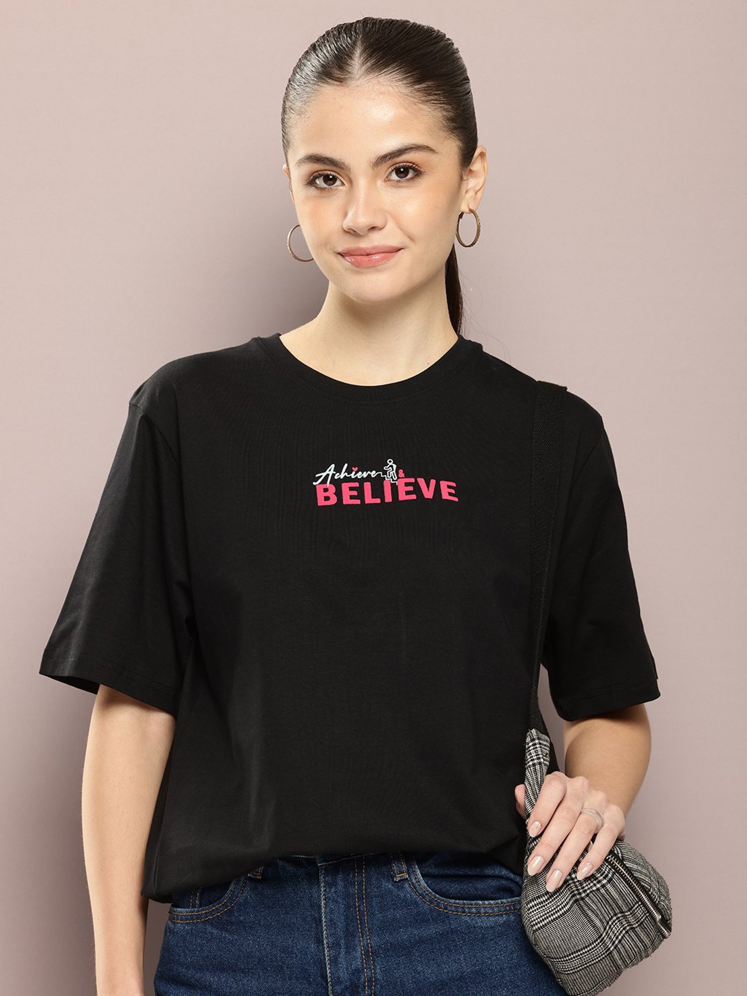 Dillinger Black Cotton Graphic Print Oversized T-Shirt