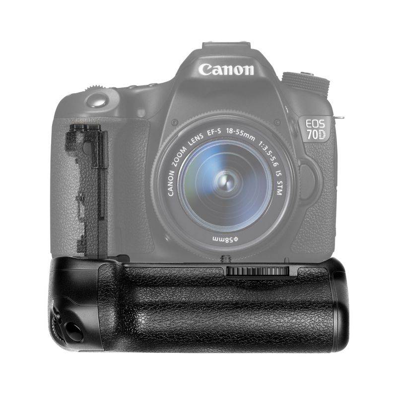 Neewer Battery Grip Holder (Replacement for BG-E14) Work with LP-E6 Battery or 6 Pieces AA Batteries for Canon EOS 70D 80D 90D DSLR Camera