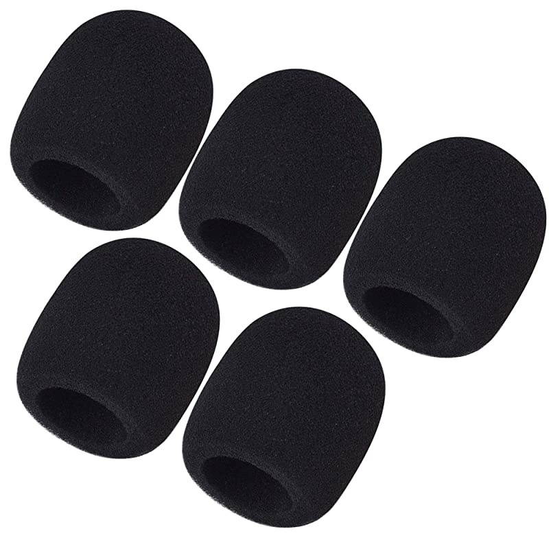 5 Pack Foam Mic Cover Handheld Microphone Windscreen 5 Pack