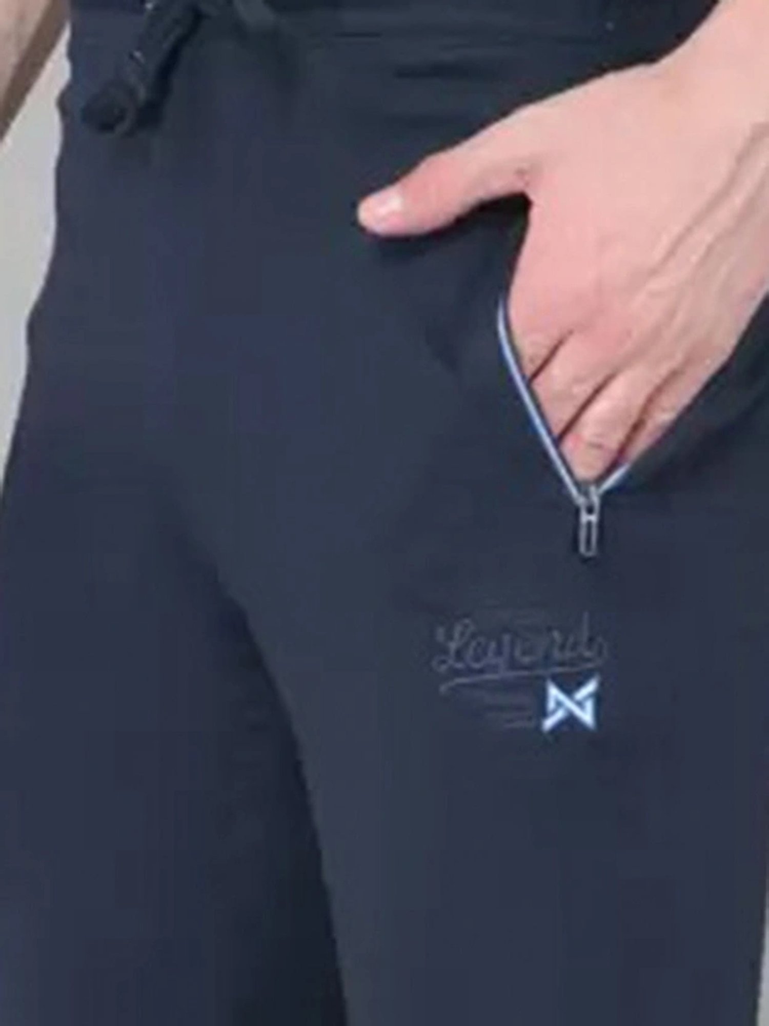 Force NXT Olive & Navy Cotton Regular Fit Trackpants - Pack Of 2