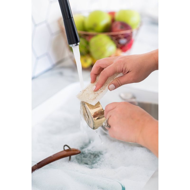 Full Circle Cleaa Colada Coconut Scrubber Sponge - 2pk