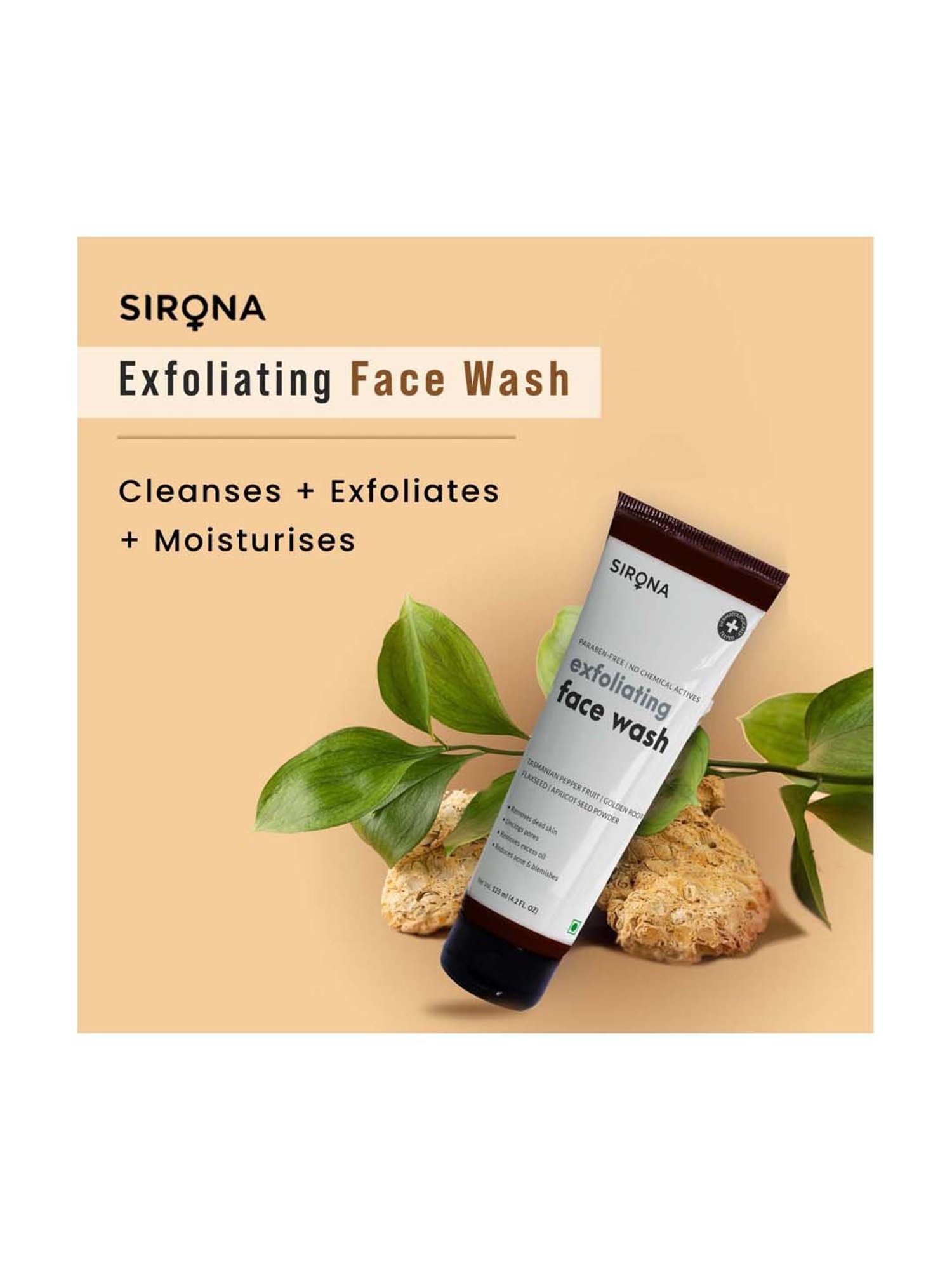 Globus Naturals Rice Ceramide Radiance Face Wash - Pack of 3