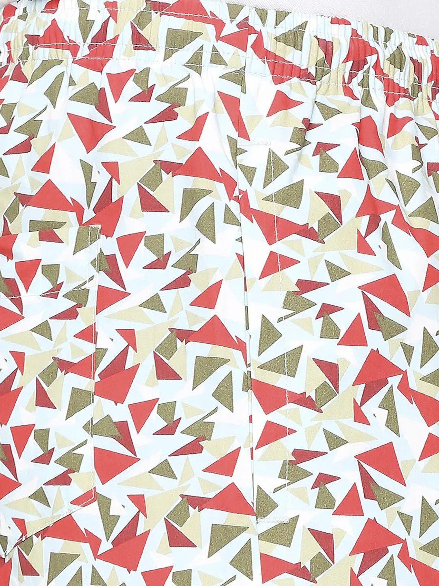 UnderJeans by Spykar Multicolor Regular Fit Printed Trackpants