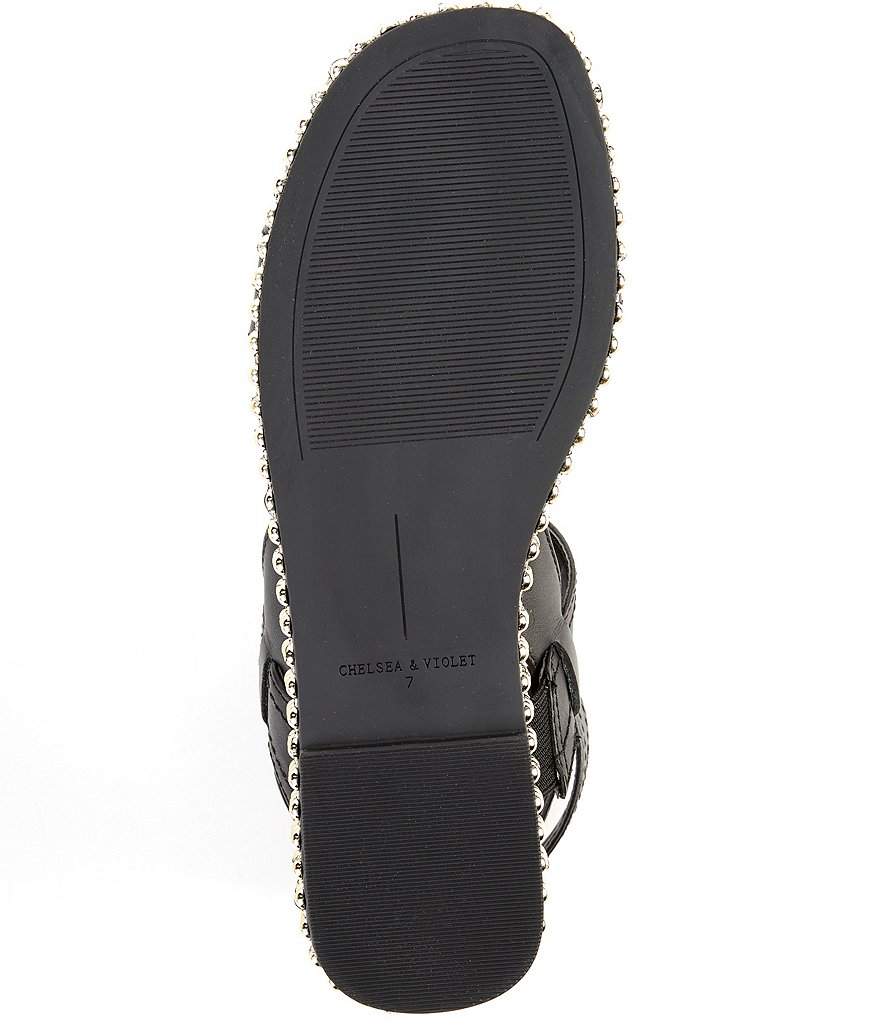 Chelsea & Violet Dax Ankle Strap Chain Flatform Sandals