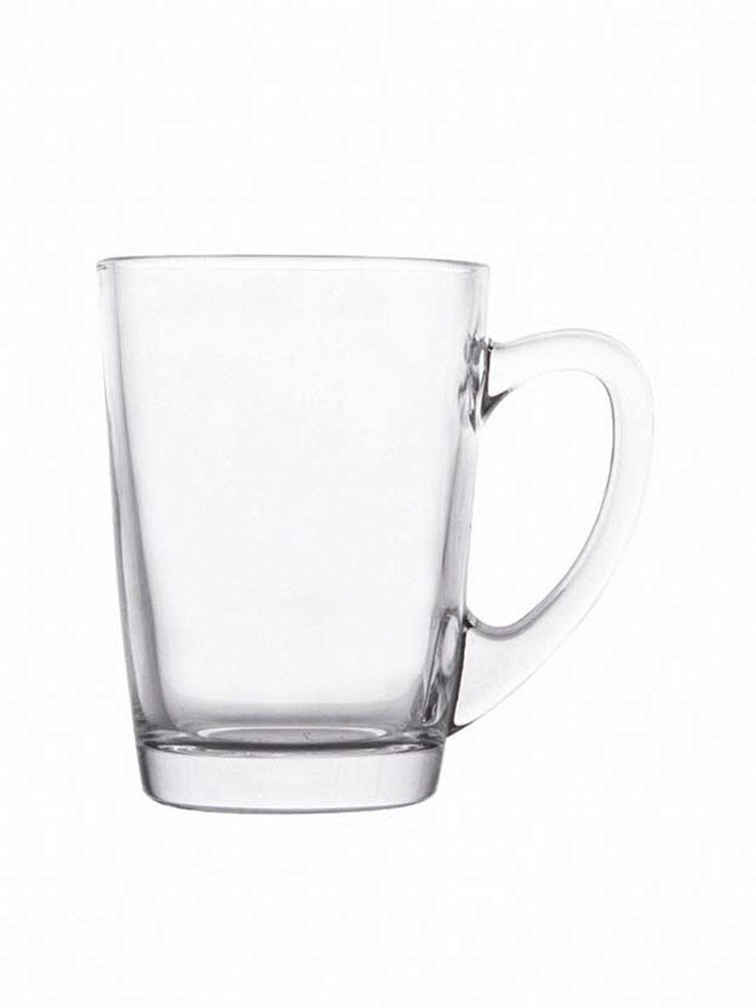 Goodhomes Transparent Glass Coffee Mugs (115 ml) - Set of 6