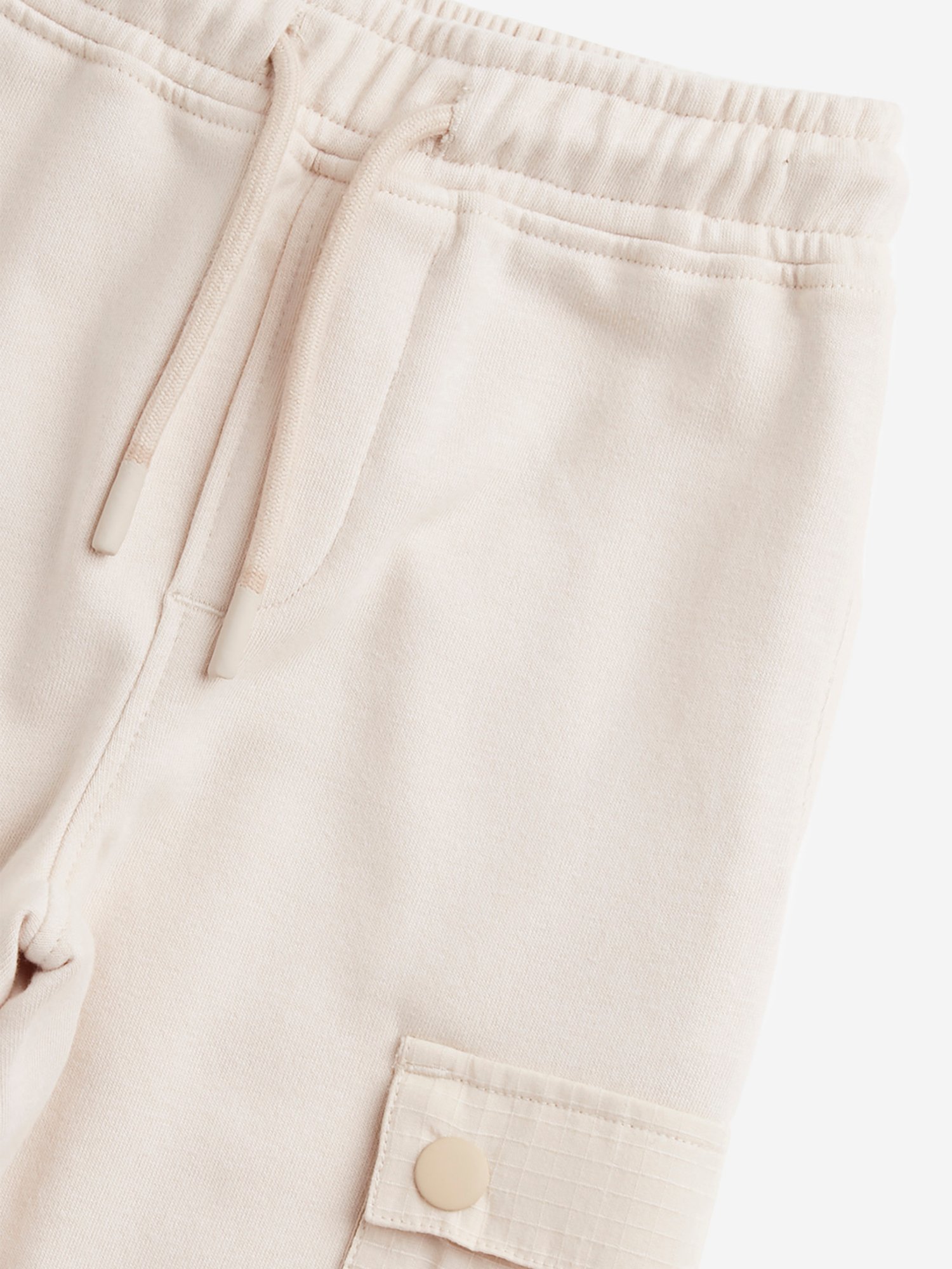 Y&F Kids by Westside Off-White Mid-Rise Cotton Blend Track Pants