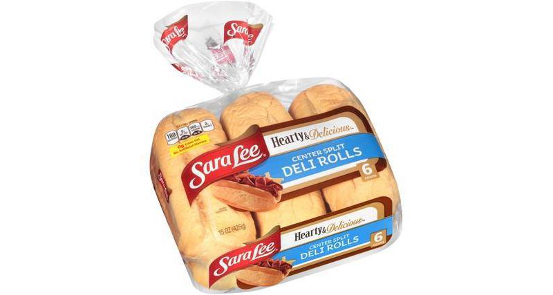Sara Lee Deli Steak Roll White - 6ct