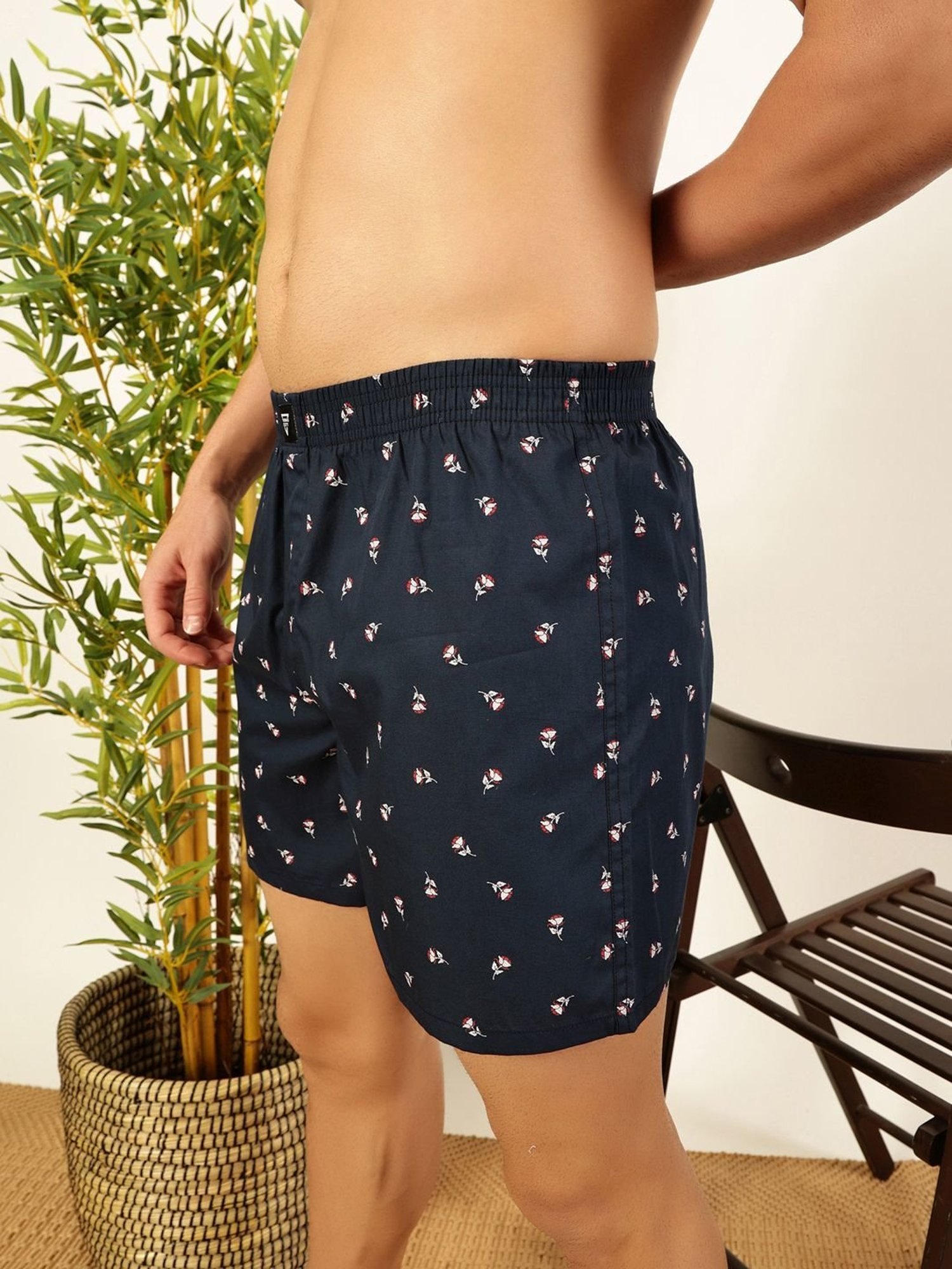 Thomas Scott Multicolored Regular Fit Printed Boxers - Pack Of 2