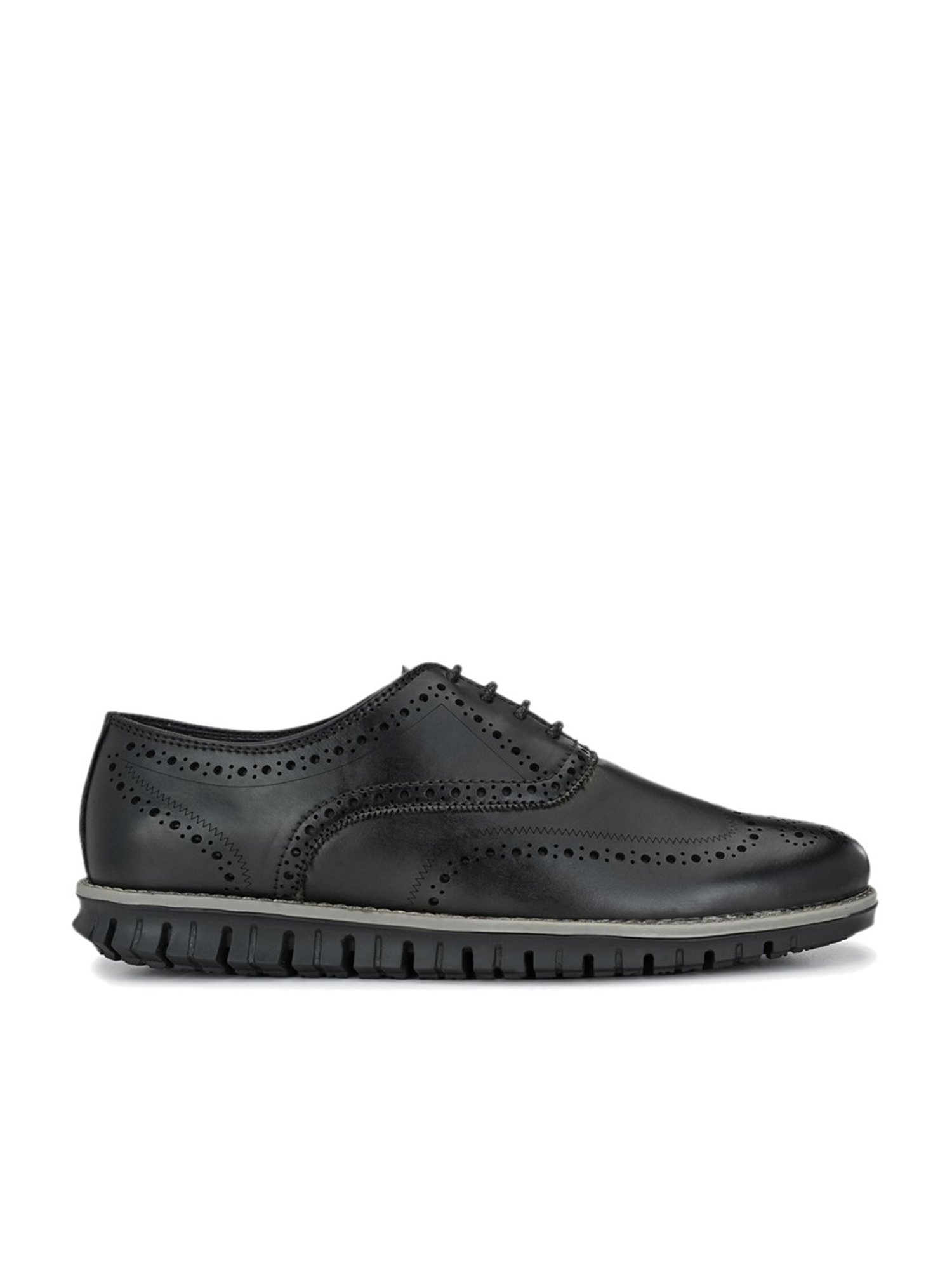 El Paso Black Casual Shoes