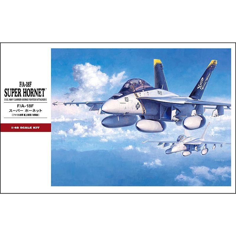 Hasegawa PT38 F/A-18F Super Hornet 1/48 Scale Model Kit