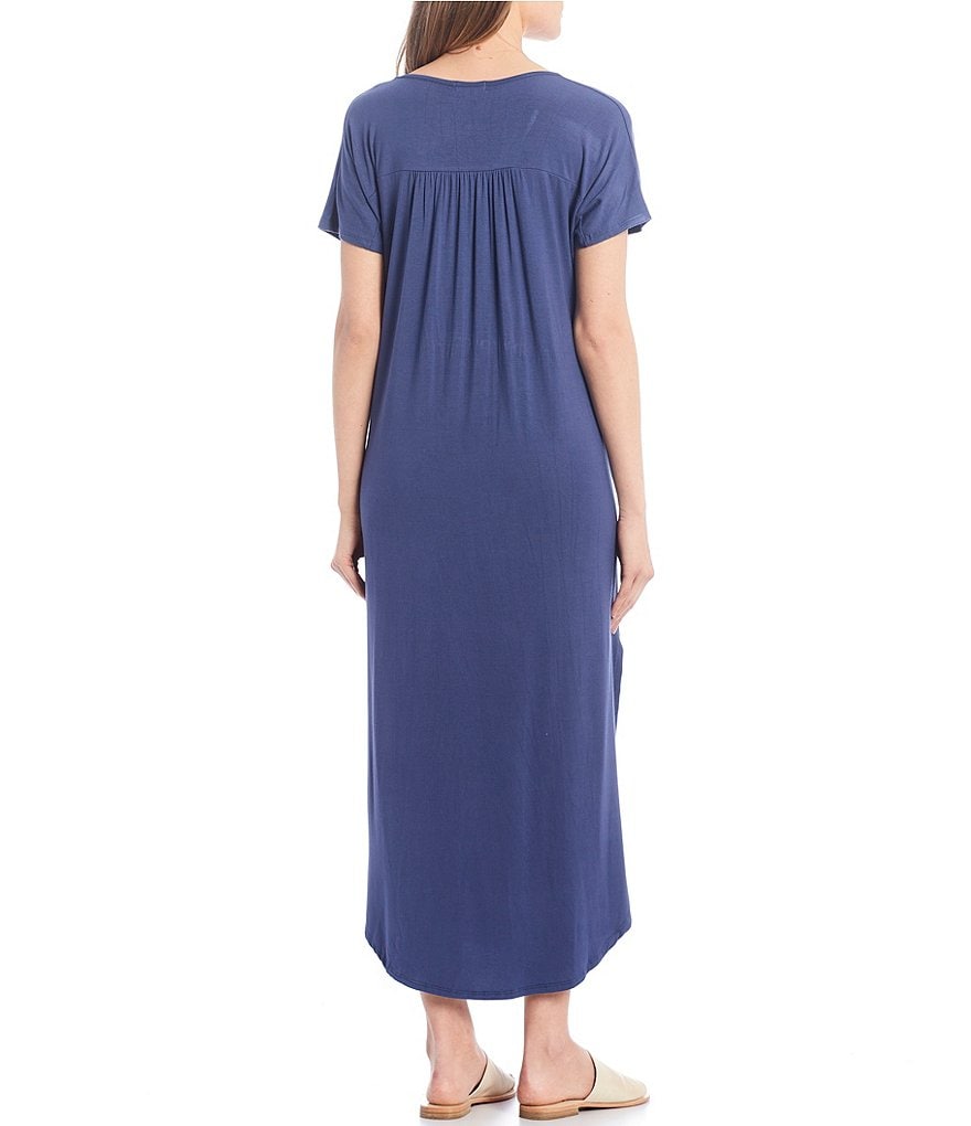 Moa Moa Side Slit Maxi Dress