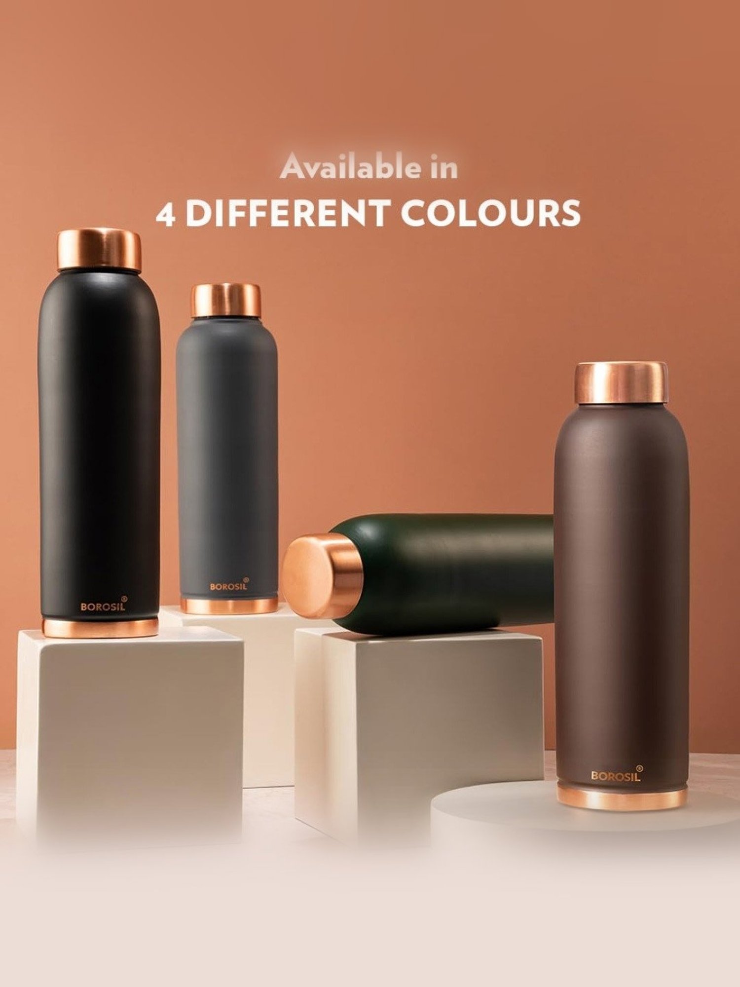 Milton Elfin Silver Stainless Steel Insulated Water Bottle (160 ml) - Set of 1