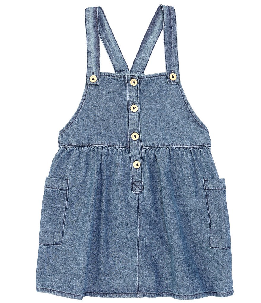 Copper Key Girls Little Girls 2T-6X Denim Jumper