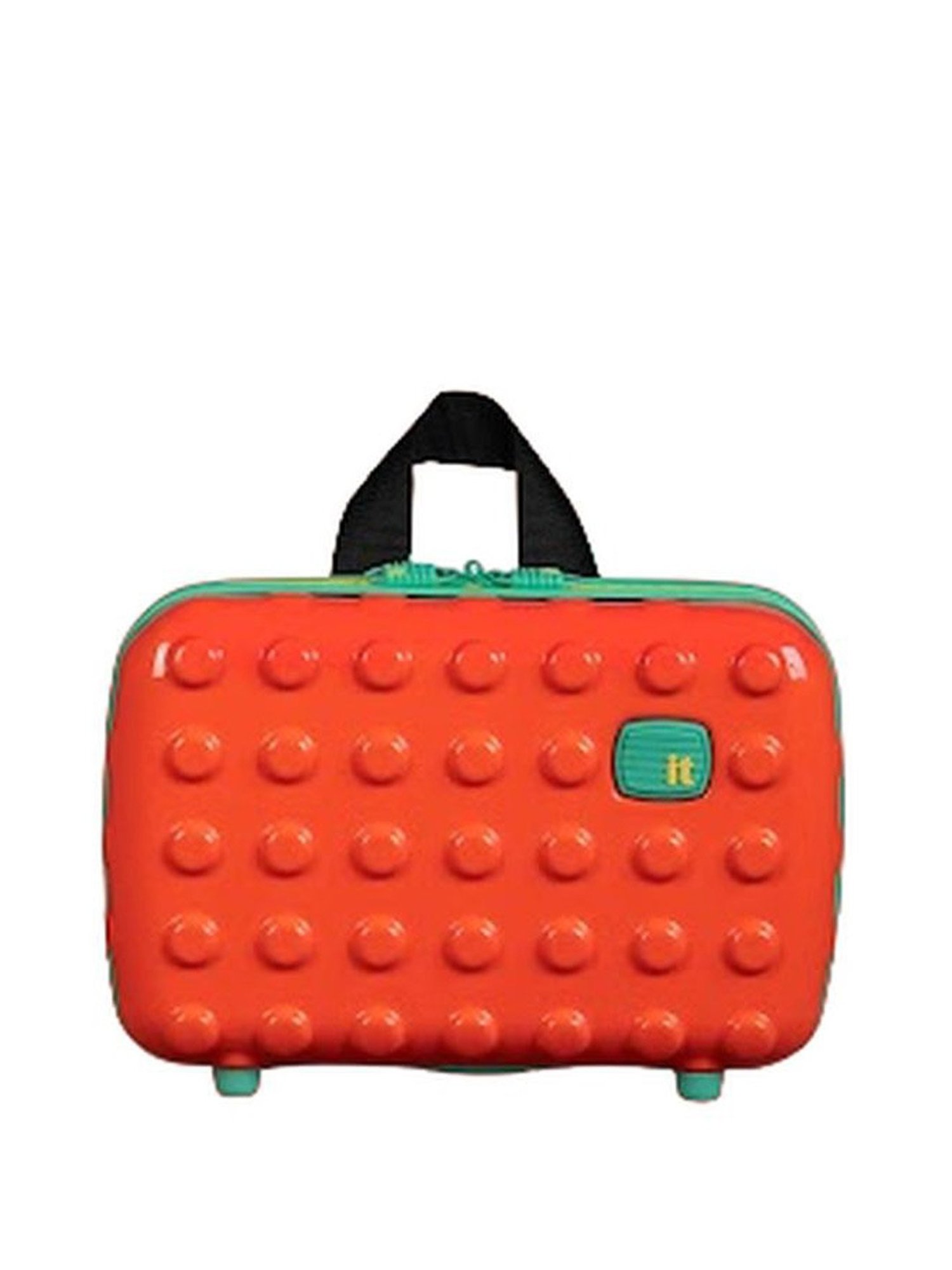 it luggage Bobble Bloc Orange Kids Handheld Travel Case 10 inches Hardsided Travel Acessories