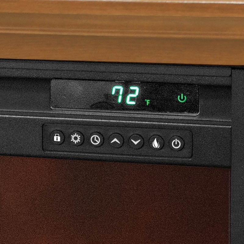 Lifesmart 3 Element Quartz Infrared Electric Portable Fireplace Heaters (Pair)