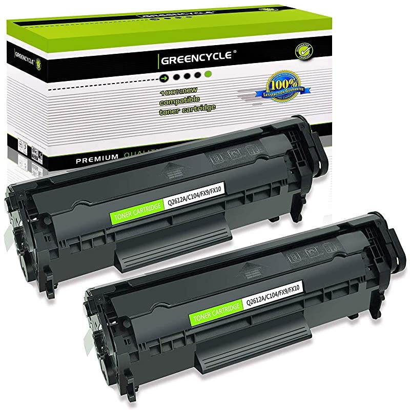 2 PK Toner Cartridge Replacement Compatible for HP 12A Q2612A Black Laserjet 1010 1012 1018 1020 Printer