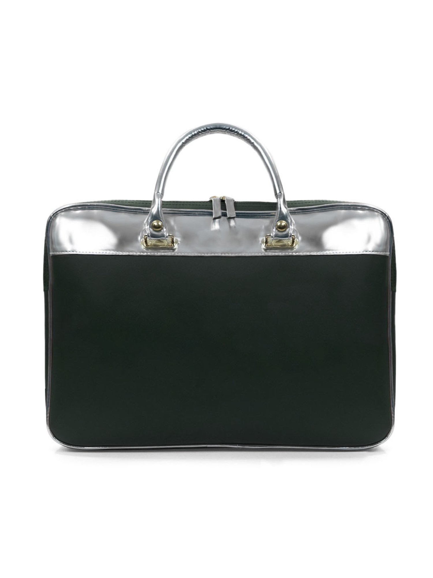 Modern Myth Olive Textured Large Laptop Handbag