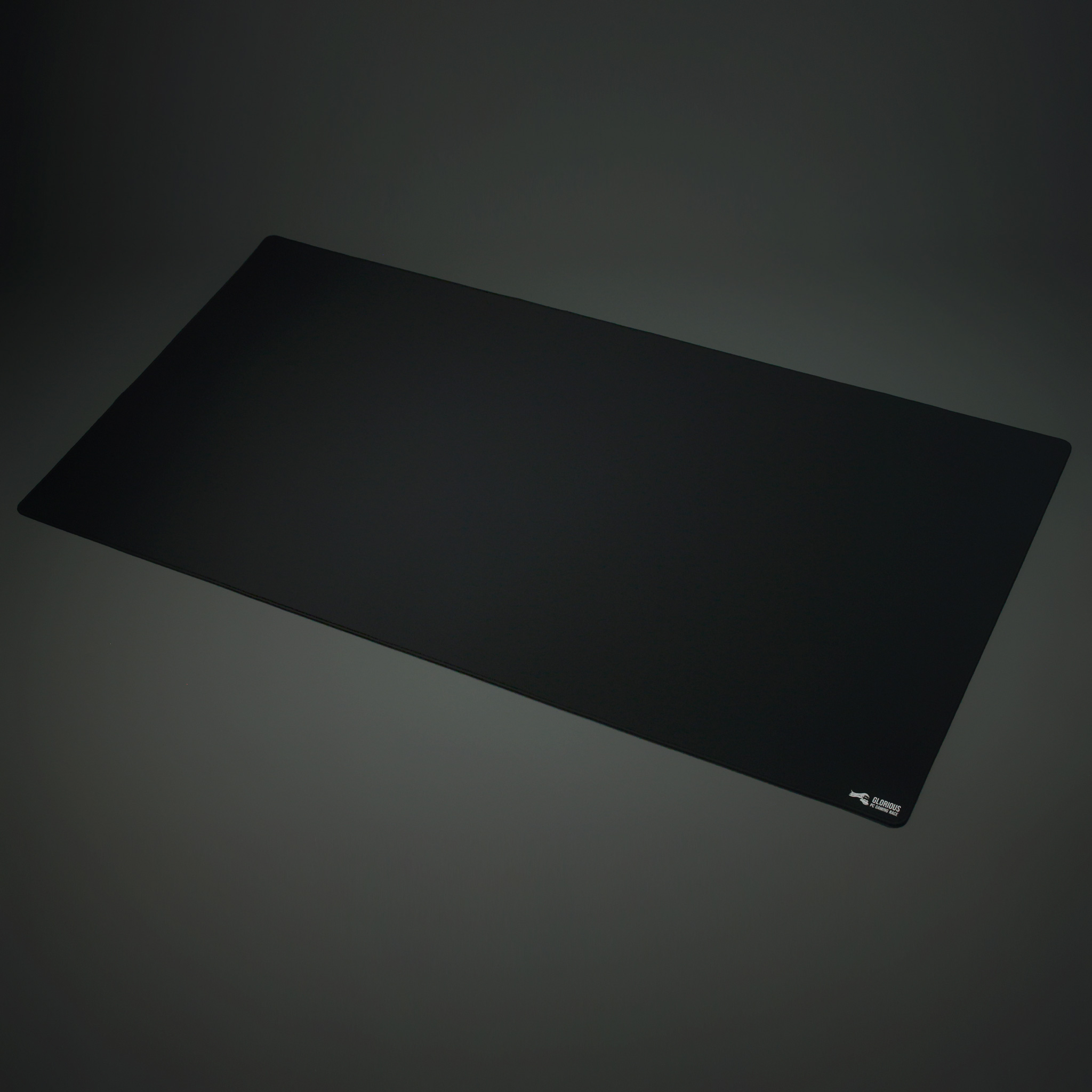 Glorious Large Gaming Mouse Mat / Pad - Stitched Edges, 2mm thick, Black Mousepad | 11"x13"x0.08" (G-L)