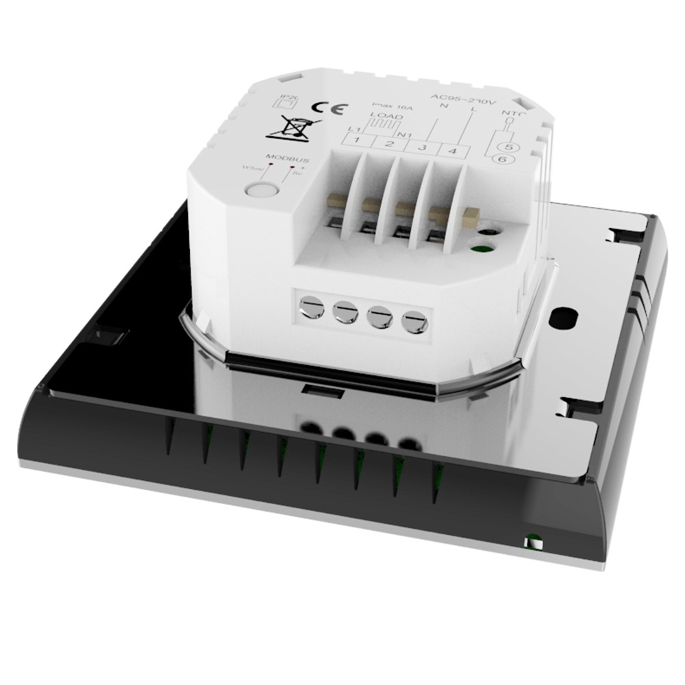 5A Water Heating Thermostat with Touchscreen LCD Display Weekly Programmable Energy Saving Temperature Controller