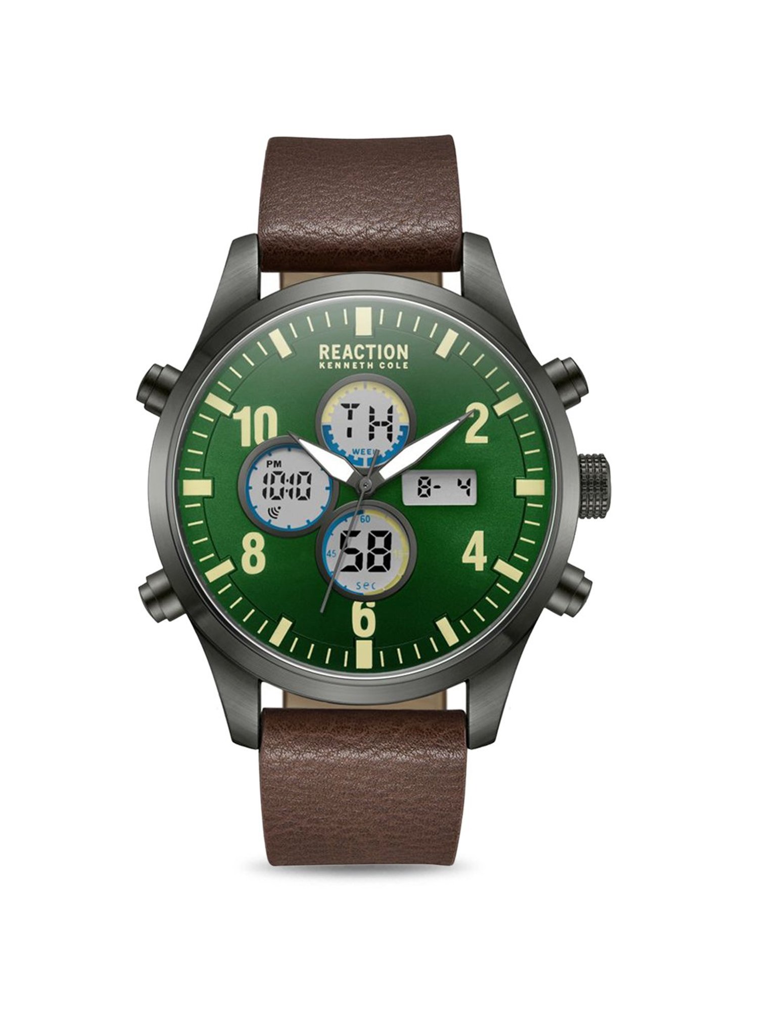Reaction Kenneth Cole KRWGD2191806 Analog-Digital Watch for Men