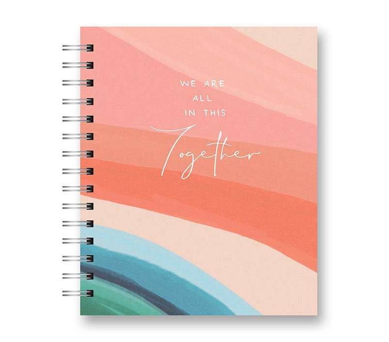208 sheet 1 Subject Spiral Notebook Tabbed 8.25"x6.875" We Are All in This Together 208pgs - OCS Designs