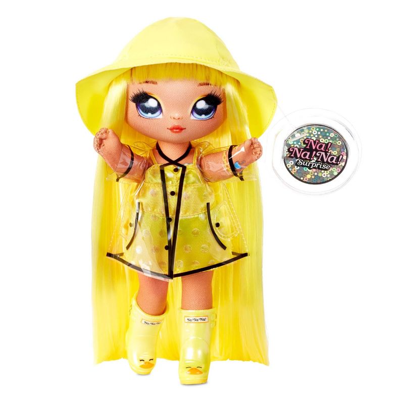 Na! Na! Na! Surprise 2-in-1 Fashion Doll and Sparkly Sequined Purse Sparkle Series – Daria Duckie 7.5" Raincoat Doll