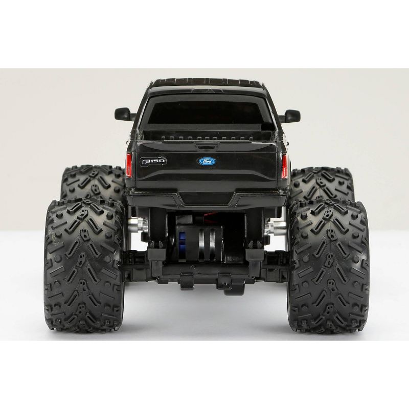 New Bright Remote Control RC FF Chargers Ford F150 Truck - Black - 1:18 Scale