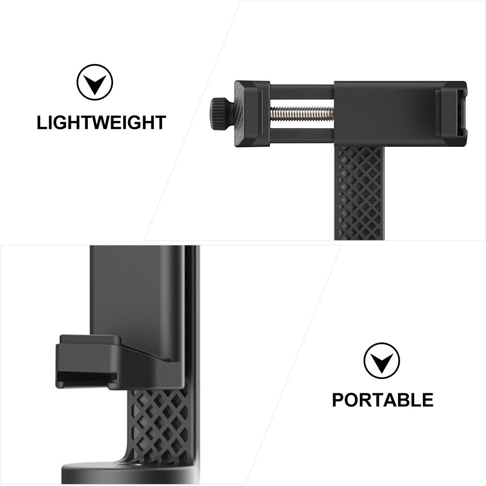 74cm Multifunctional Table Cell Phone Mount Holder 360 Adjustable Universal Gooseneck Smartphone Stand for Desk (Wathet)