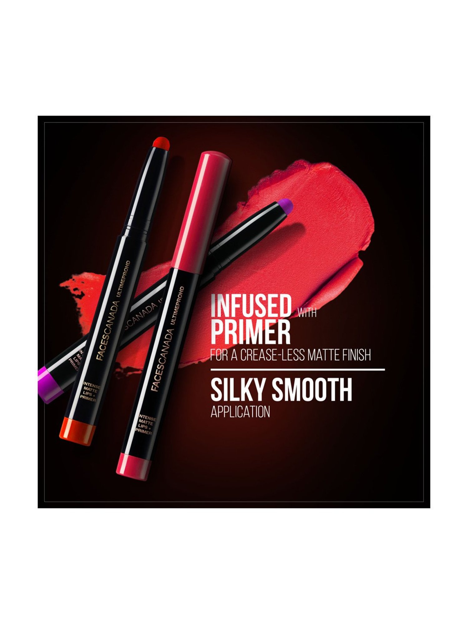 Faces Canada Ultime Pro HD Intense Matte Lips + Primer Lights Out 24 - 1.4 gm