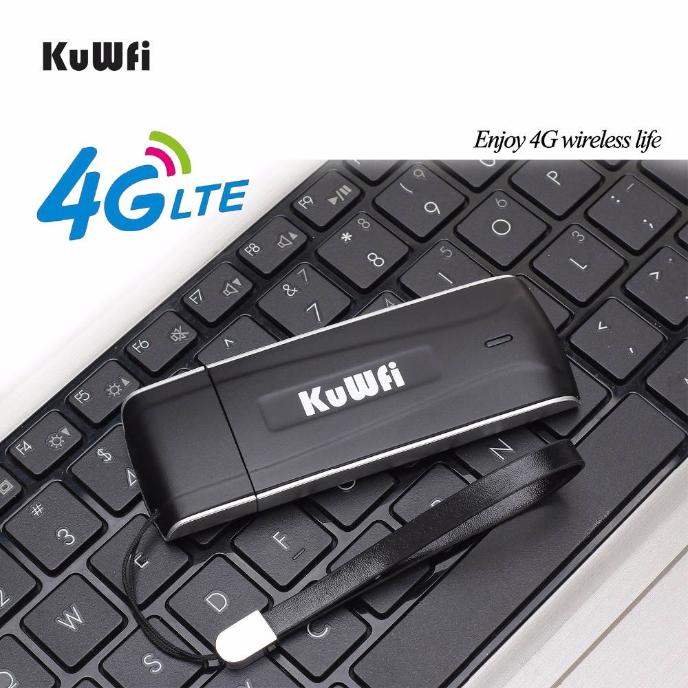 KuWFi Unlocked Pocket 4G LTE USB Modem Router mobile WiFi Router Network Hotspot 3G 4G WiFi Modem Router with SIM Card Slot Support LTE B1/B3/B5 WiFi for Car outdoor Not applicable T-Mobile