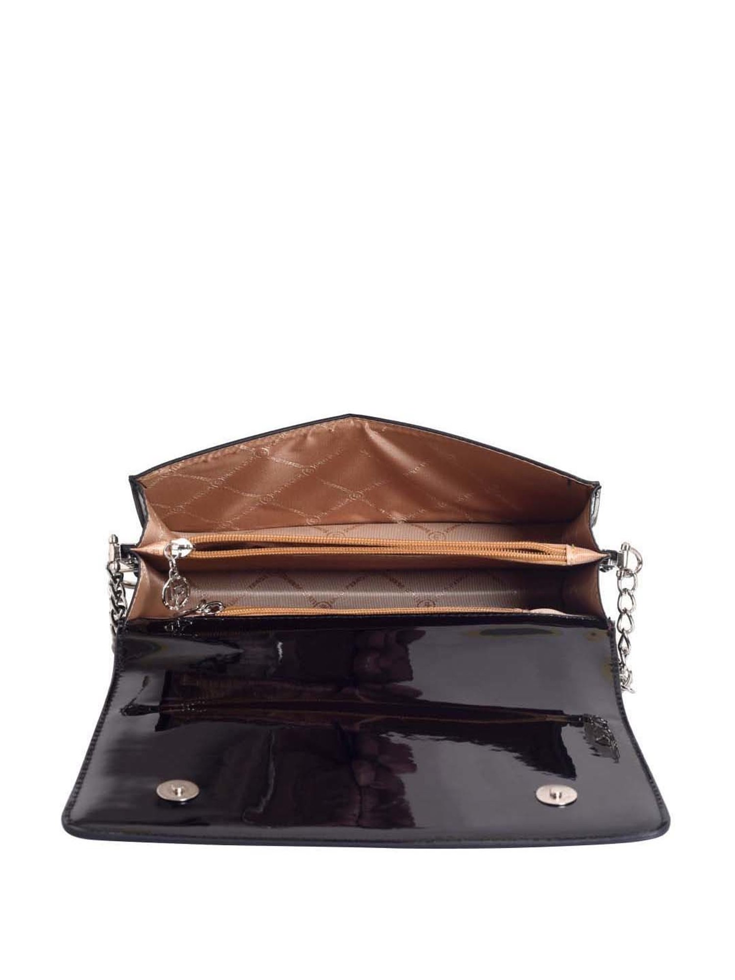 Lino Perros Black Solid Medium Shoulder Bag