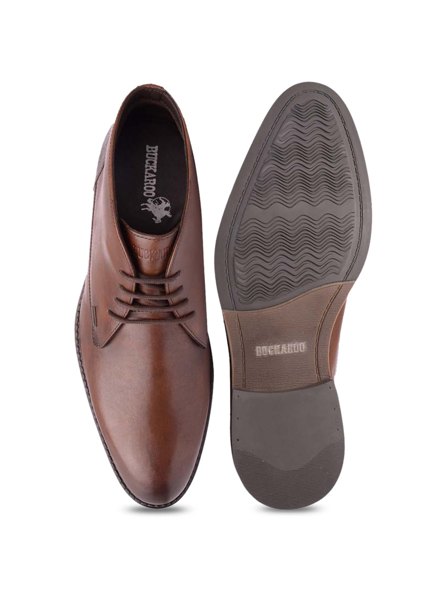 Buckaroo Men's TAYLOR NX Brown Derby Boots