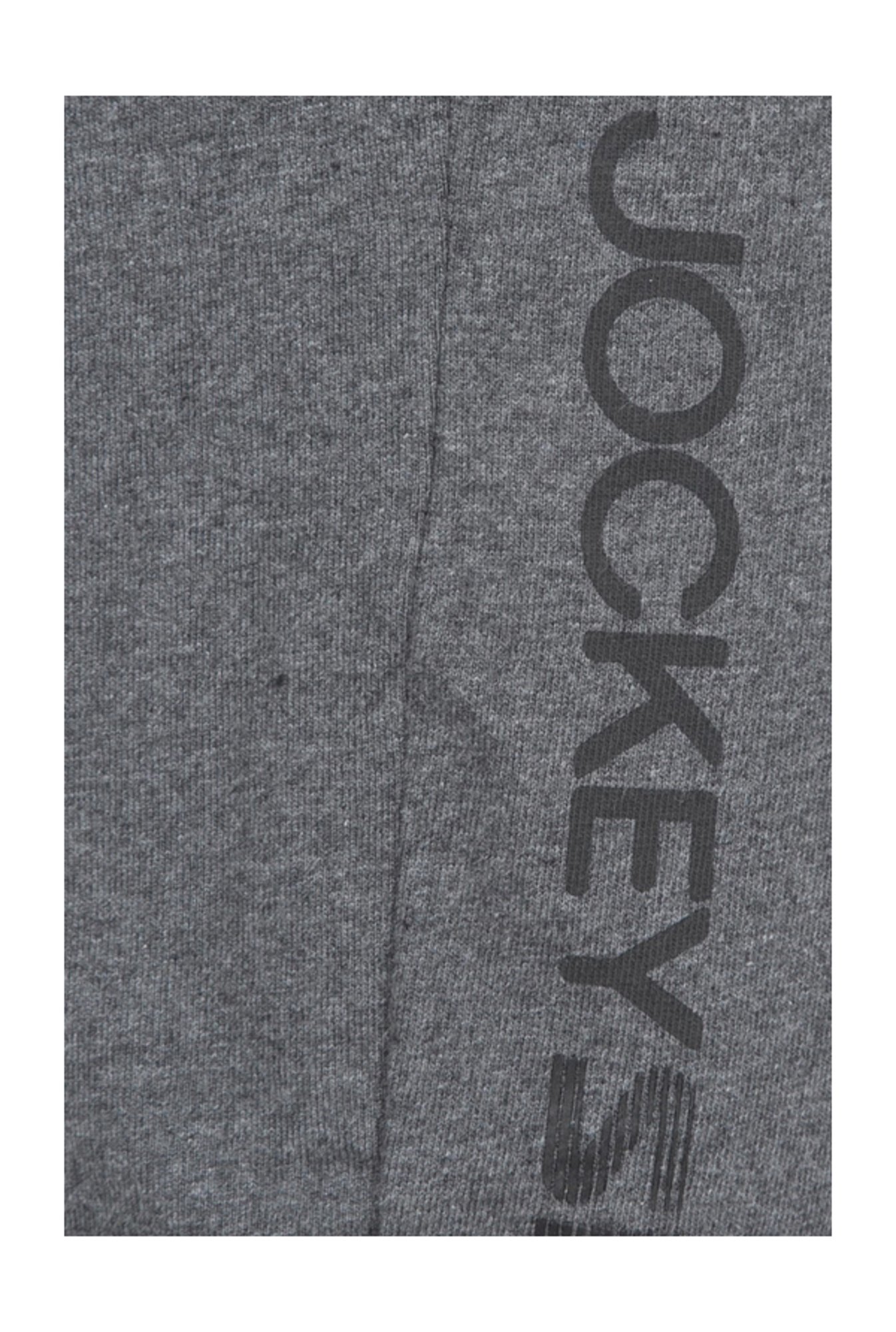 Jockey AM12 Grey Super Combed Cotton Shorts with Side Pocket