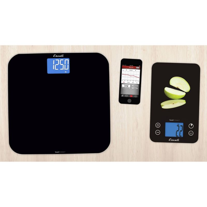 Smart Connect Bathroom Scale Black - Escali